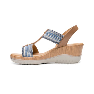 113326 AZUL FLEXI CALZADO DAMA SANDALIA SANDA