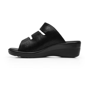 116022 NEGRO FLEXI CALZADO DAMA SANDALIA SAND
