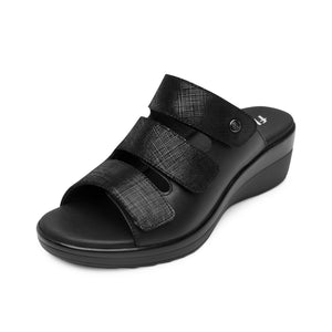 116022 NEGRO FLEXI CALZADO DAMA SANDALIA SAND