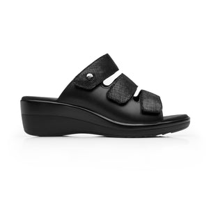 116022 NEGRO FLEXI CALZADO DAMA SANDALIA SAND