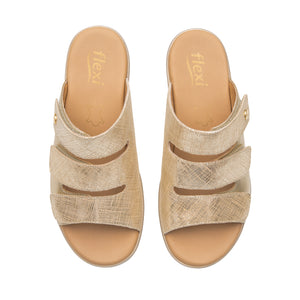 116022 ORO FLEXI CALZADO DAMA SANDALIA SANDAL