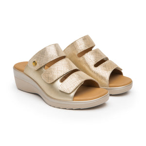 116022 ORO FLEXI CALZADO DAMA SANDALIA SANDAL