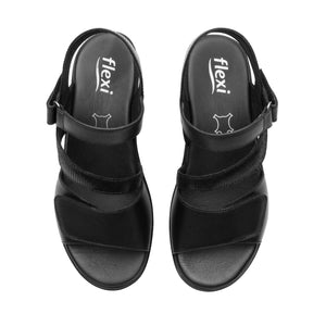 116023 NEGRO FLEXI CALZADO DAMA SANDALIA SAND