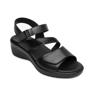 116023 NEGRO FLEXI CALZADO DAMA SANDALIA SAND