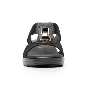 116027 NEGRO FLEXI CALZADO DAMA SANDALIA SAND