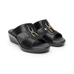 116027 NEGRO FLEXI CALZADO DAMA SANDALIA SAND