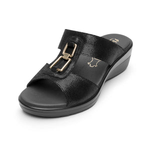 116027 NEGRO FLEXI CALZADO DAMA SANDALIA SAND