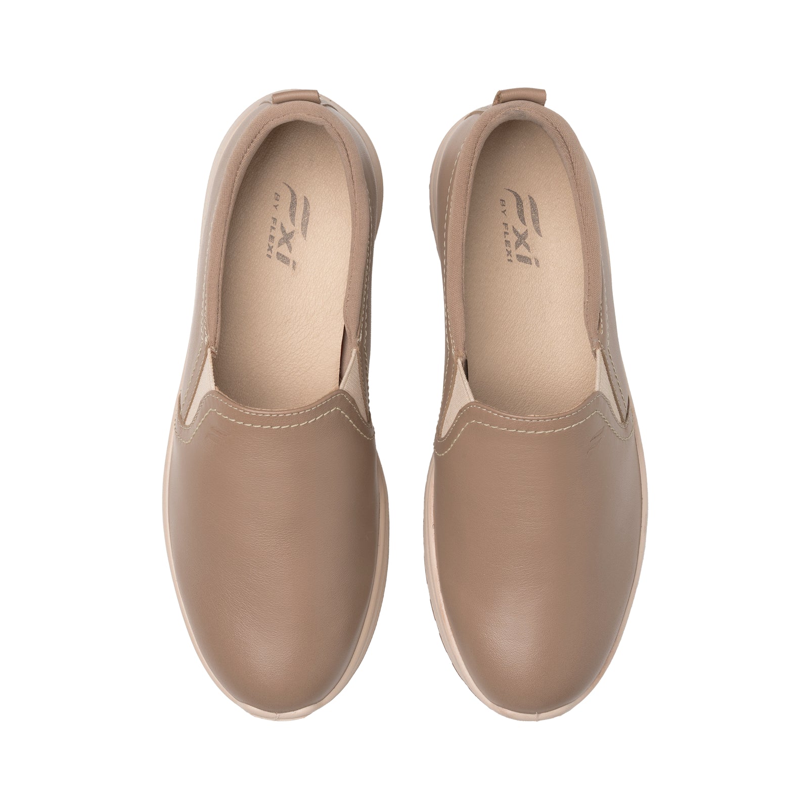 117207 TAUPE FLEXI CALZADO DAMA CHOCLO SPORT