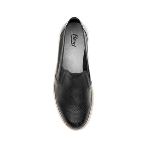 119302 NEGRO FLEXI CALZADO DAMA CHOCLO CASUAL