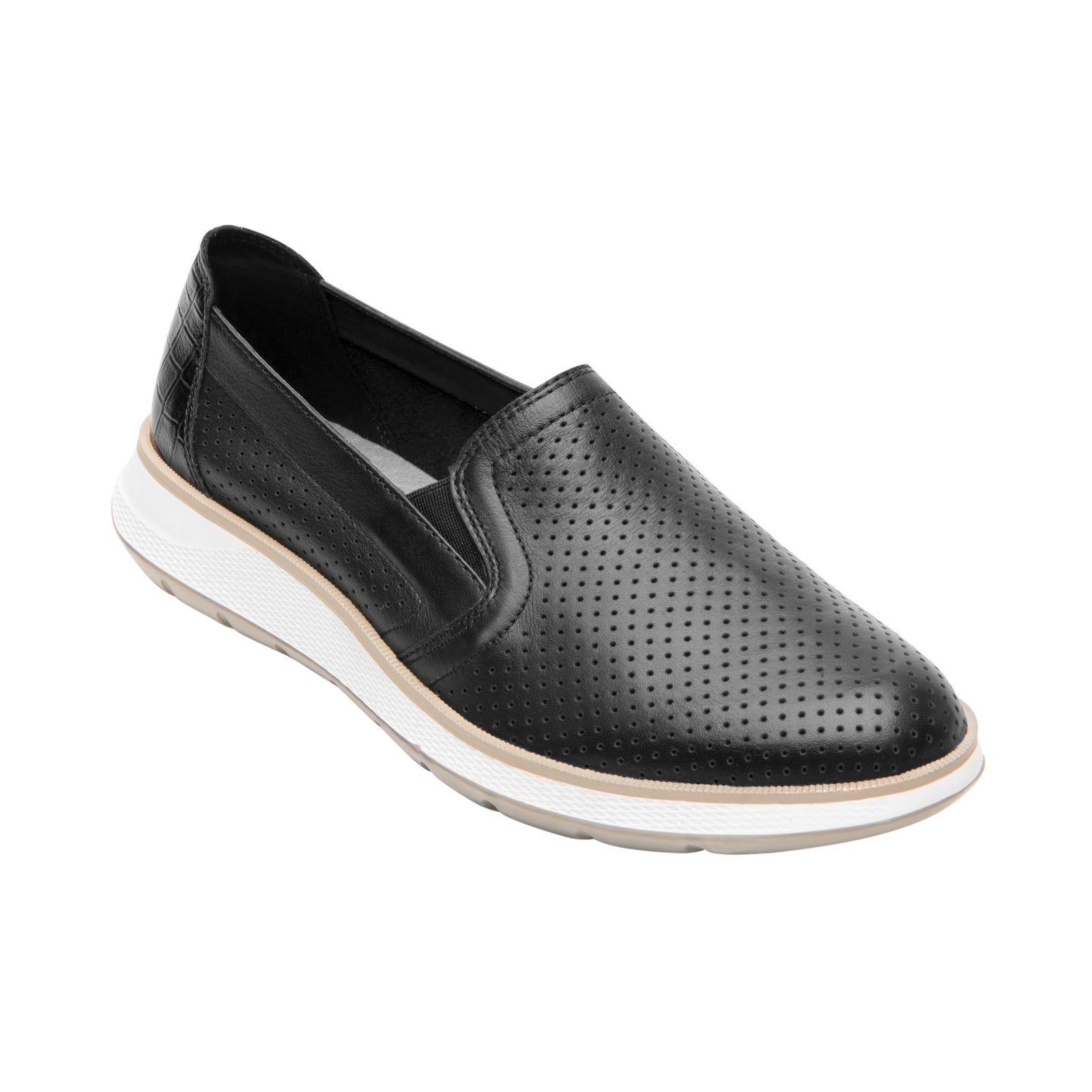 119302 NEGRO FLEXI CALZADO DAMA CHOCLO CASUAL
