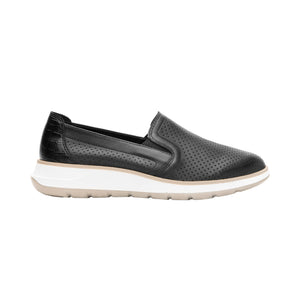 119302 NEGRO FLEXI CALZADO DAMA CHOCLO CASUAL