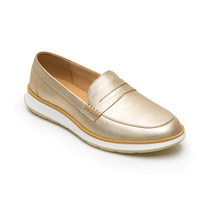 119303 DORADO FLEXI CALZADO DAMA CHOCLO CASUA