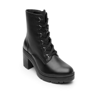 119607 NEGRO FLEXI CALZADO DAMA BOTÍN CASUAL