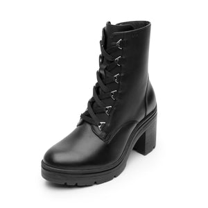 119607 NEGRO FLEXI CALZADO DAMA BOTÍN CASUAL