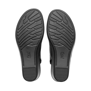 123717 NEGRO FLEXI CALZADO DAMA SANDALIA SAND