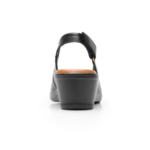 123717 NEGRO FLEXI CALZADO DAMA SANDALIA SAND