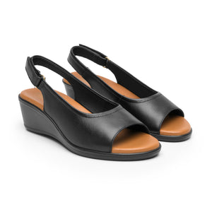 123717 NEGRO FLEXI CALZADO DAMA SANDALIA SAND