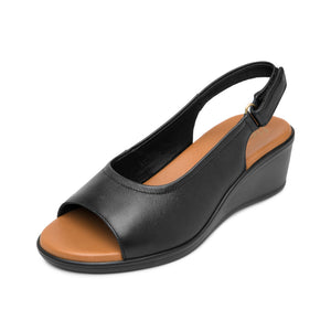 123717 NEGRO FLEXI CALZADO DAMA SANDALIA SAND