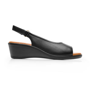 123717 NEGRO FLEXI CALZADO DAMA SANDALIA SAND