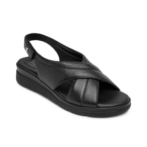124212 NEGRO FLEXI CALZADO DAMA SANDALIA SAND