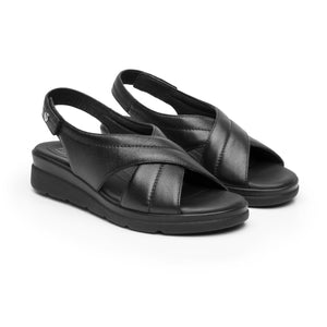 124212 NEGRO FLEXI CALZADO DAMA SANDALIA SAND