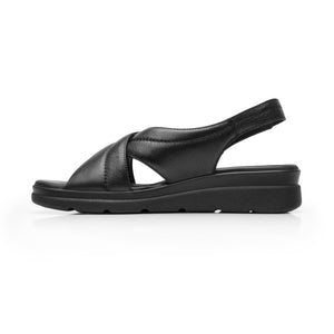 124212 NEGRO FLEXI CALZADO DAMA SANDALIA SAND