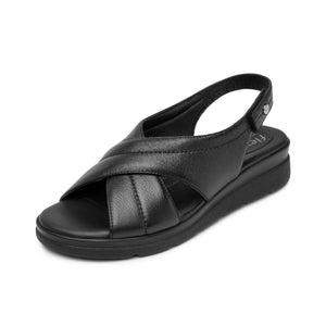 124212 NEGRO FLEXI CALZADO DAMA SANDALIA SAND
