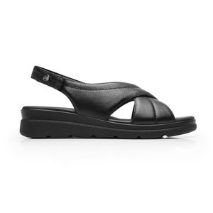 124212 NEGRO FLEXI CALZADO DAMA SANDALIA SAND