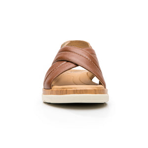 124212 TAN FLEXI CALZADO DAMA SANDALIA SANDAL