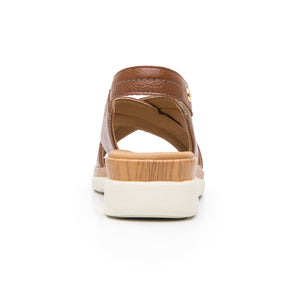 124212 TAN FLEXI CALZADO DAMA SANDALIA SANDAL