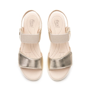 124213 ORO FLEXI CALZADO DAMA SANDALIA SANDAL