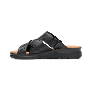 124214 NEGRO FLEXI CALZADO DAMA SANDALIA SAND