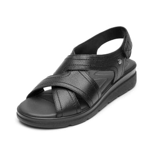 124215 NEGRO FLEXI CALZADO DAMA SANDALIA SAND