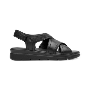 124215 NEGRO FLEXI CALZADO DAMA SANDALIA SAND