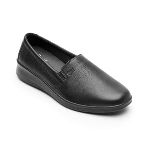 124501 NEGRO FLEXI CALZADO DAMA CHOCLO CASUAL