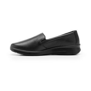 124501 NEGRO FLEXI CALZADO DAMA CHOCLO CASUAL