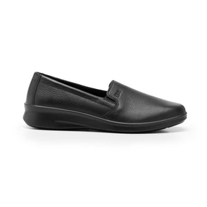 124501 NEGRO FLEXI CALZADO DAMA CHOCLO CASUAL