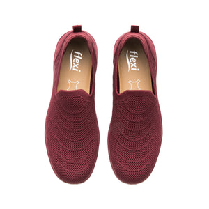 125615 BURGUNDY FLEXI CALZADO DAMA CHOCLO SPO