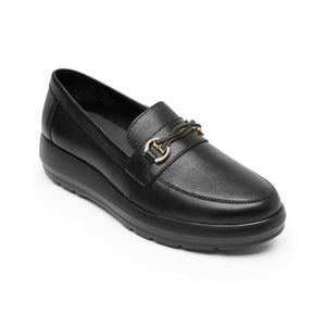 126706 NEGRO FLEXI CALZADO DAMA CHOCLO CASUAL