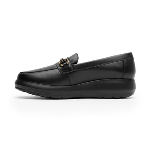 126706 NEGRO FLEXI CALZADO DAMA CHOCLO CASUAL