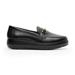126706 NEGRO FLEXI CALZADO DAMA CHOCLO CASUAL