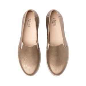 126710 DORADO FLEXI CALZADO DAMA CHOCLO CASUA
