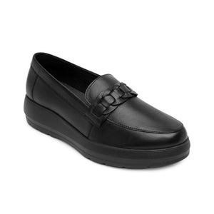 126711 NEGRO FLEXI CALZADO DAMA CHOCLO CASUAL
