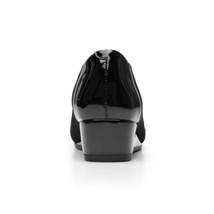 127004 NEGRO FLEXI CALZADO DAMA CHOCLO CASUAL