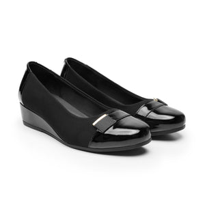 127004 NEGRO FLEXI CALZADO DAMA CHOCLO CASUAL