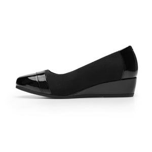 127004 NEGRO FLEXI CALZADO DAMA CHOCLO CASUAL