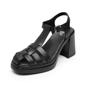 127604 NEGRO FLEXI CALZADO DAMA SANDALIA SAND
