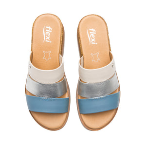 127705 AZUL MULTICOLOR FLEXI CALZADO DAMA SAN