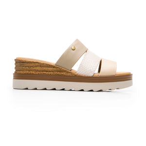127705 BEIGE MULTICOLOR FLEXI CALZADO DAMA SA