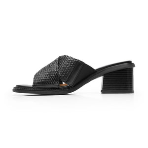 128406 NEGRO FLEXI CALZADO DAMA SANDALIA SAND